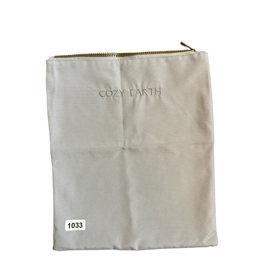 Cozy Earth Gray Zip Travel Pouch!